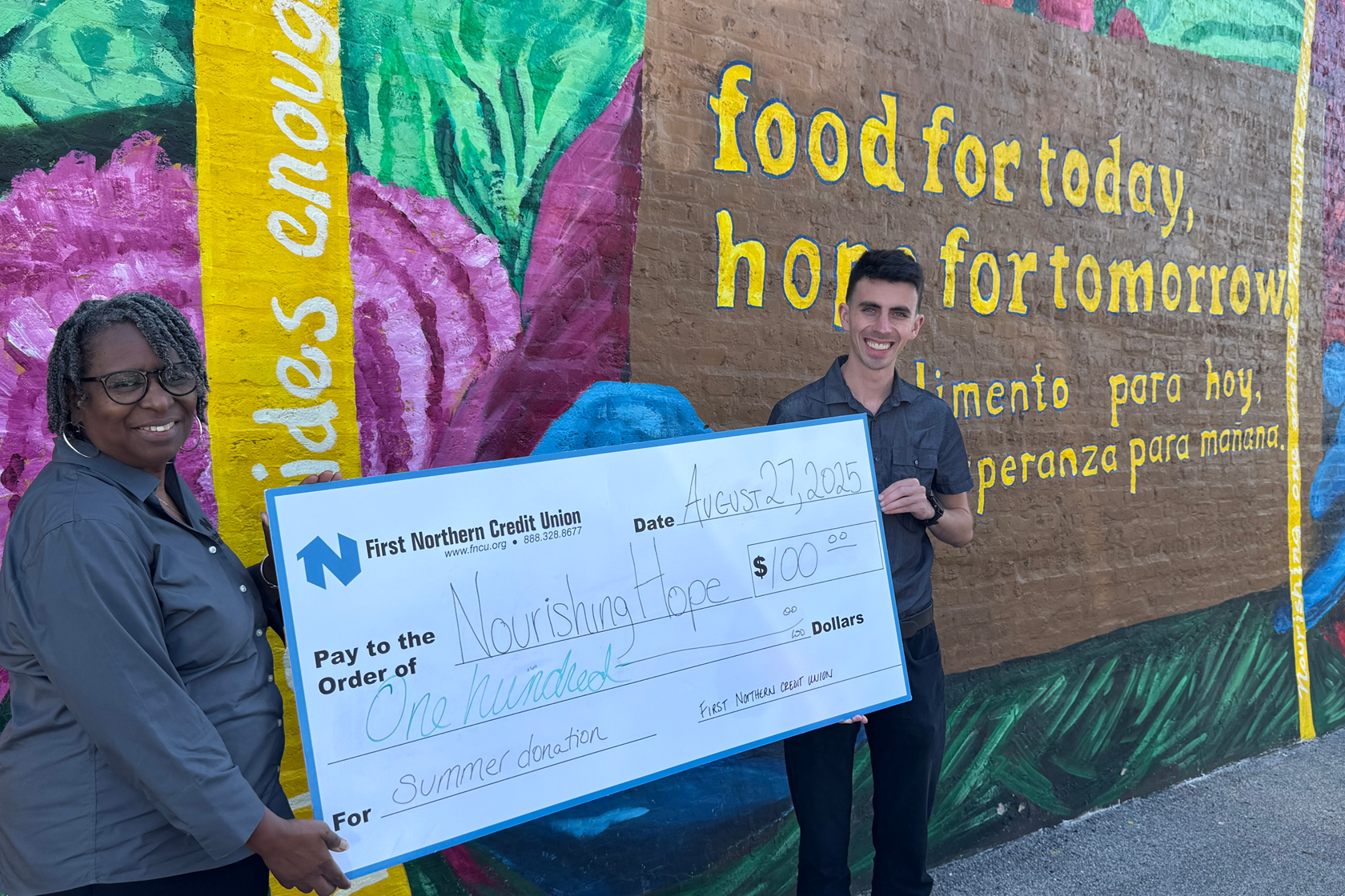 Providing 300 Meals to Nourishing Hope 